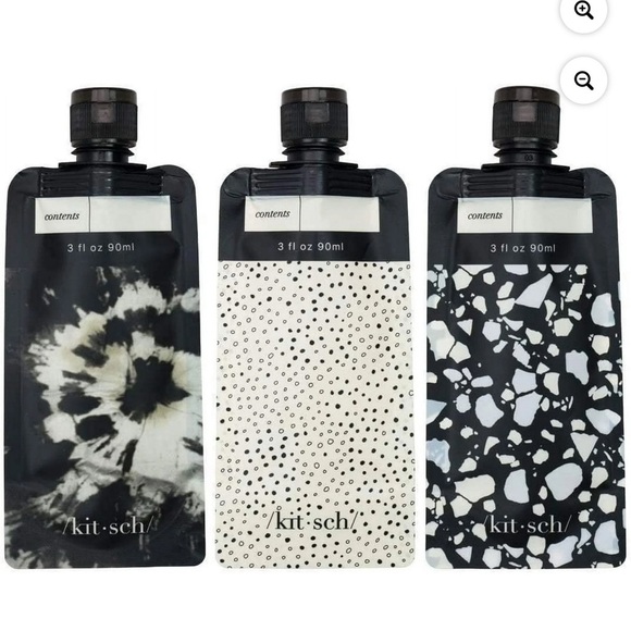 Kitsch Refillable Travel Pouch Trio - Picture 6 of 8